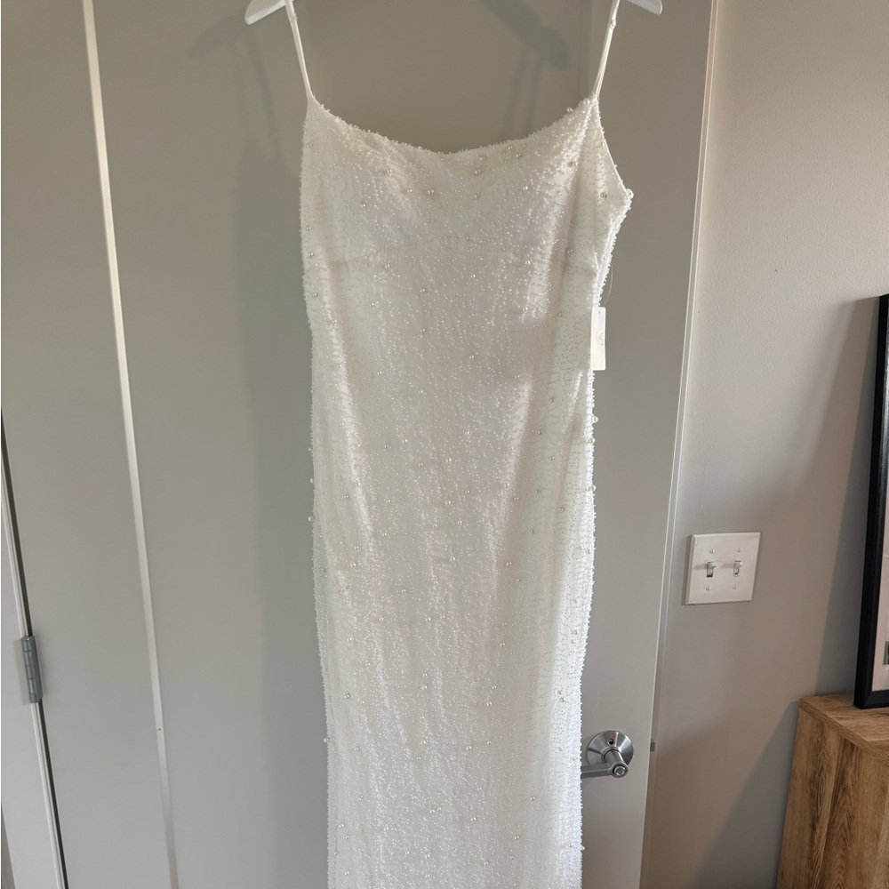 Windsor White Beaded Dress
